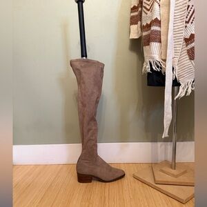 Steve Madden Wolivia suede over the knee boots.